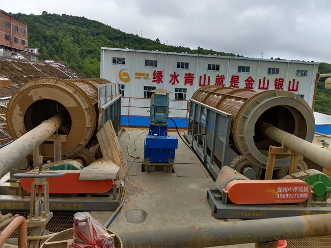 滾筒篩 客戶施工現(xiàn)場案例